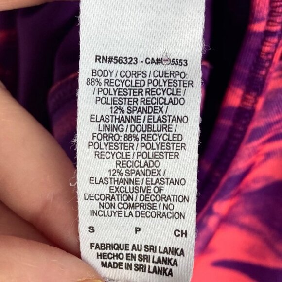 Nike Dri-Fit Sports Bra Coral Pink Purple Size Small Performance Pro Supportive - Picture 5 of 7